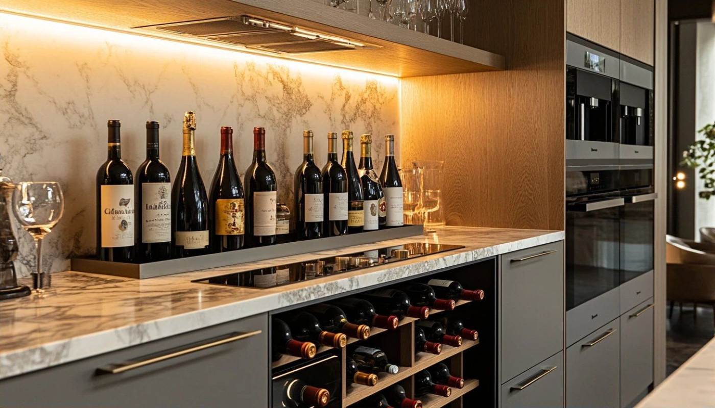 Comment intégrer une cave à vin dans votre cuisine de luxe ?